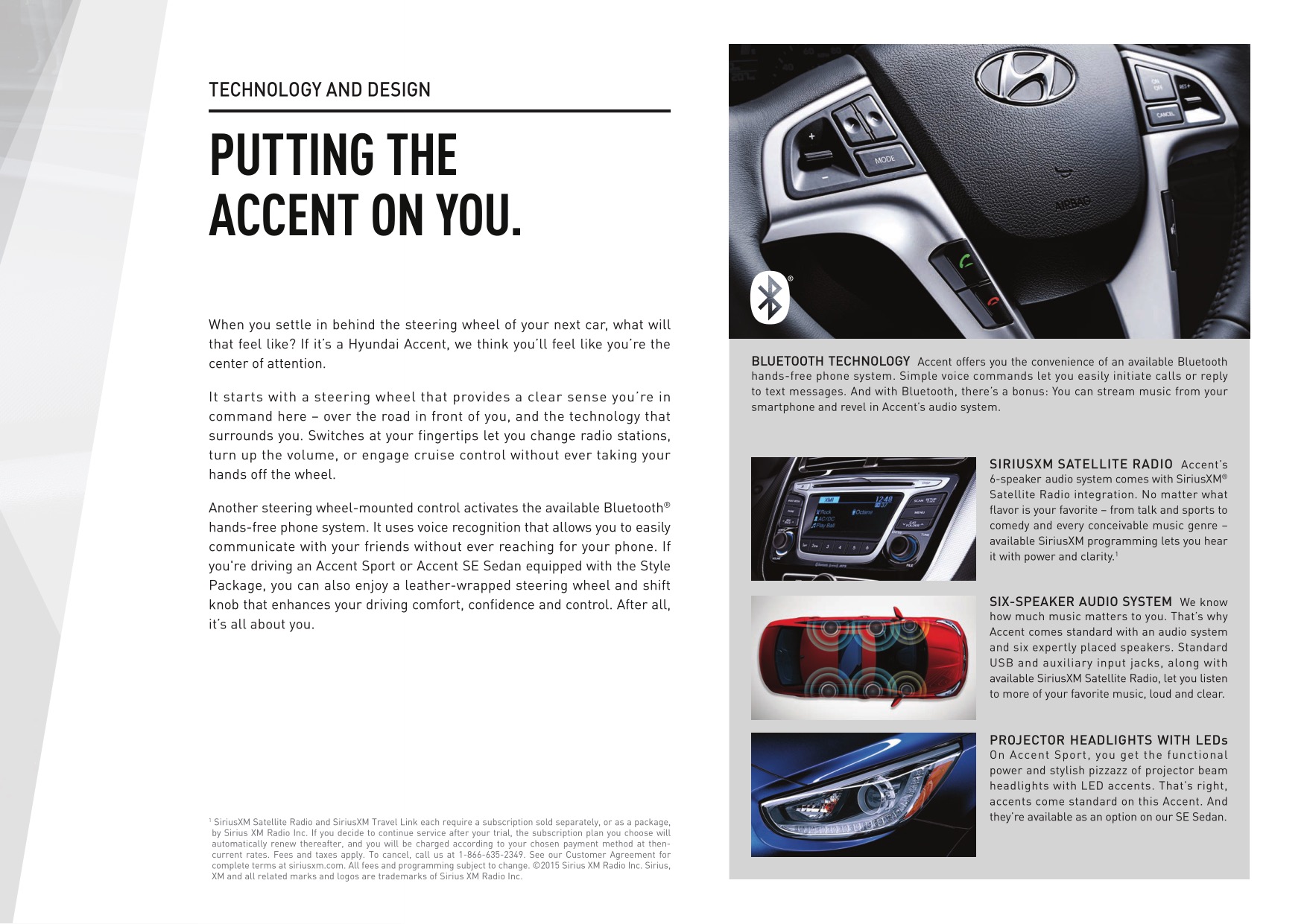 2016 Hyundai Accent Brochure Page 4